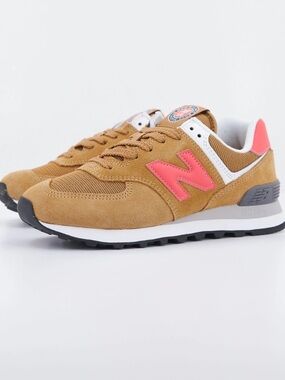 New Balance 574 Workwear Red (Women's) Sz  5.5 Excellent mustard pink